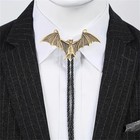  Bolo Tie For Men Western Cowboy Necktie Texas Viking Style Tie Silver Gold Bat