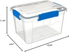 Ezy Storage Ip67 18l Waterproof Storage Tote Box Airtight Heavy Duty Clear