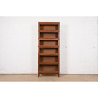 Arts   Crafts Walnut Six-stack Barrister Bookcase By Hale