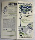 Western Airlines Crater Lake National Park   Oregon Coast 1968 Vintage Brochure