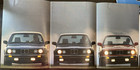 Vintage Bmw Brochure 325 325i 325is Sales Advertising Original Car Catalog 1987