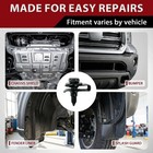 50pcs Automotive Body Bolts And U Nut Clips Kit Fender Bumper Fasteners Set