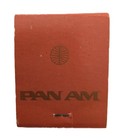 Intercontinental Tehran Iran Vintage Matchbook Unstruck Rare Pan Am Airlines