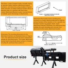 New  Skid Steer Loader Wood Splitter Hydraulic Attachment Bobcat Case Cat