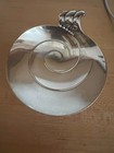 Tiffany   Co  2 Art Deco Sterling Silver Spiral  cyclone  Bowls - Sold As A Pair