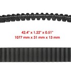 Caltric Drive Aramid Belt For Kawasaki Kaf620 Mule 3010 4x4 2001-2008
