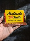 Vintage Motorola Auto Radio America s Finest Authorized Dealer Porcelain Sign 
