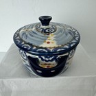 Temptations Old World Blue 9 Oz Oval Casserole Dish W Lid
