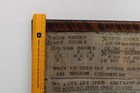 Antique 1809 Early 19th Century Primitive Folk Art Sampler  Cockx Family