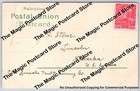 Grand New Hotel Jerusalem Palestine St  Sepulchre Lithograph Gruss Aus 1908
