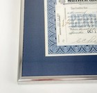 1937 Mother Lode Coalition Mines Stock Certificate 100 Shares Alaska Framed