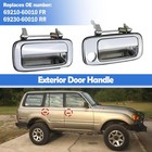 4pcs For Toyota Land Cruiser 80 Series Lexus Lx450 Door Handles 1990-1998 Chrome
