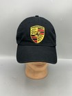 Suncoast Motorsports Porsche Cap Mens One Size Black Cotton Adjustable Back Hat