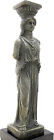 Ancient Greek Bronze Museum Statue Replica Of Kariatis 1138
