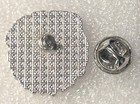 Saint Bernard Dog White Enamel Silver Alloy Tie Tac Lapel Pin Brooch Jewelry