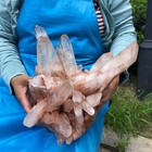 13 99lb Natural Transparent White Quartz Crystal Cluster Specimen Healing 6360