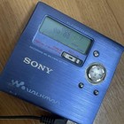 Sony Walkman Mz-r909 Portable Md Player Recorder Blue Silver Tested Unit Japan