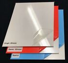 Chromaluxe Metal Photo Panels 8x10  Qty 25  White Gloss Square Corner  Free Ship