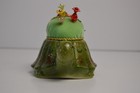 Vintage Kitschy Turtle Tortoise Sewing Pincushion Repurposed Planter Craft Japan