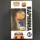 Raphinha Signed Fc Barcelona Funko Pop  62 Brazil Star Barca Autograph  b    Jsa