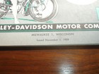 Crisp Clean 1959 Harley-davidson Motor Co  Spare Parts Dealers Catalog 99452-60 