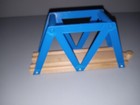 Wooden Railway Blue Girder Bridge Brio Thomas Compatible Train Track Accessory