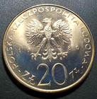 Poland - 20 Zlotych 1980 Sailing Ship - The Polish People s Republic  unc