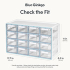 Medium 16-drawer Cabinet     Stackable Clear Organizer For Hardware  Beads  Plasti