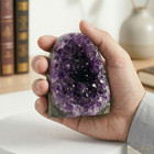 300g Large Deep Purple Amethyst Quartz Druzy Raw Mineral Stone Genuine Crystal
