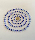 Beach Sea Glass Cobalt   Cornflower 100 Pieces Tinies Genuine Surf-tumbled