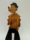 Rare  Antique Popeye Wooden Adult Novelty Gag Toy    mouse Trap    Pull String 40   s