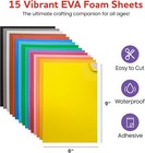 Foam Sheets For Crafts Paper Making Flowers Diy Kids Scrapbooking Arts Project