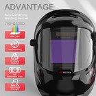 True Color Weld Hood Auto Darkening Welding Helmet Side View Tig Mig Arc