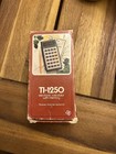Vintage Texas Instruments Ti-1250 Electronic Calculator Memory Red Display