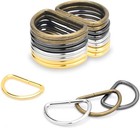 100 Pack 1  Metal D Ring For Purse Making Aprons Belts  Dee Rings Metal Buckl   