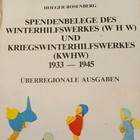 Rare World War 2 Reference Book   Spendenbelege Des Winterhilfswerkes 1933-1945
