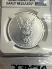 2018 Ukraine 1 Hryvnia  Archangel Michael Early Releases Silver Coin Ngc Ms70