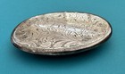 Vtg Awesome Patina Sterling Silver Hand Engraved Diablo Old Western Belt Buckle
