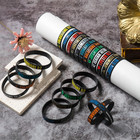 12 Pcs Popular Christian Bible Verses Silicone Wristbands - Jesus Bracelets