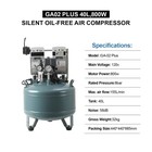 40l Port  til Compresor De Aire Silencioso M  dico Dental Libre De Aceite  Silla