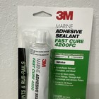 3m Marine Adhesive Sealant 4200fc  Fast Cure  White  3 Oz Tube H1
