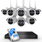 Smartsf Wireless Security Camera System 10ch Video Surveillance 3tb Hdd Free App