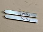 Aluminum Collar Stays For Dad - Handmade