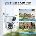 10ch Nvr Wifi Ip Camera Outdoor Surveillance Wireless Security System Dual Lens