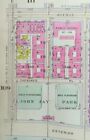 Vintage 1916 Yorkville Manhattan New York City Ny Map Carl Schurz John Jay Park