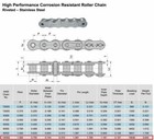  100 Ss Stainless Steel Roller Chain 10 Feet With 1 Connecting Link