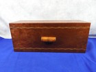 Solid Wood Double Recipe Box 11    X 4    For Index Storage Box Rustic Vintage