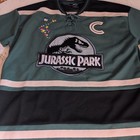 Jurassic Park  93 Logo Hockey Jersey - Boxlunch Exclusive Adult Size Medium 
