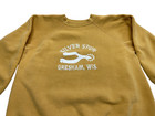 Vintage 1950s Silver Spur Gresham Wisconsin Yellow Sweatshirt