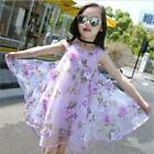 Kids Baby Girls Birthday Wedding Pageant Party Skirt Princess Tutu Flower Dress